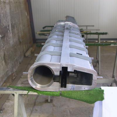 Lavorazione sistema alimentazione cannone - Machining of canon loading structure